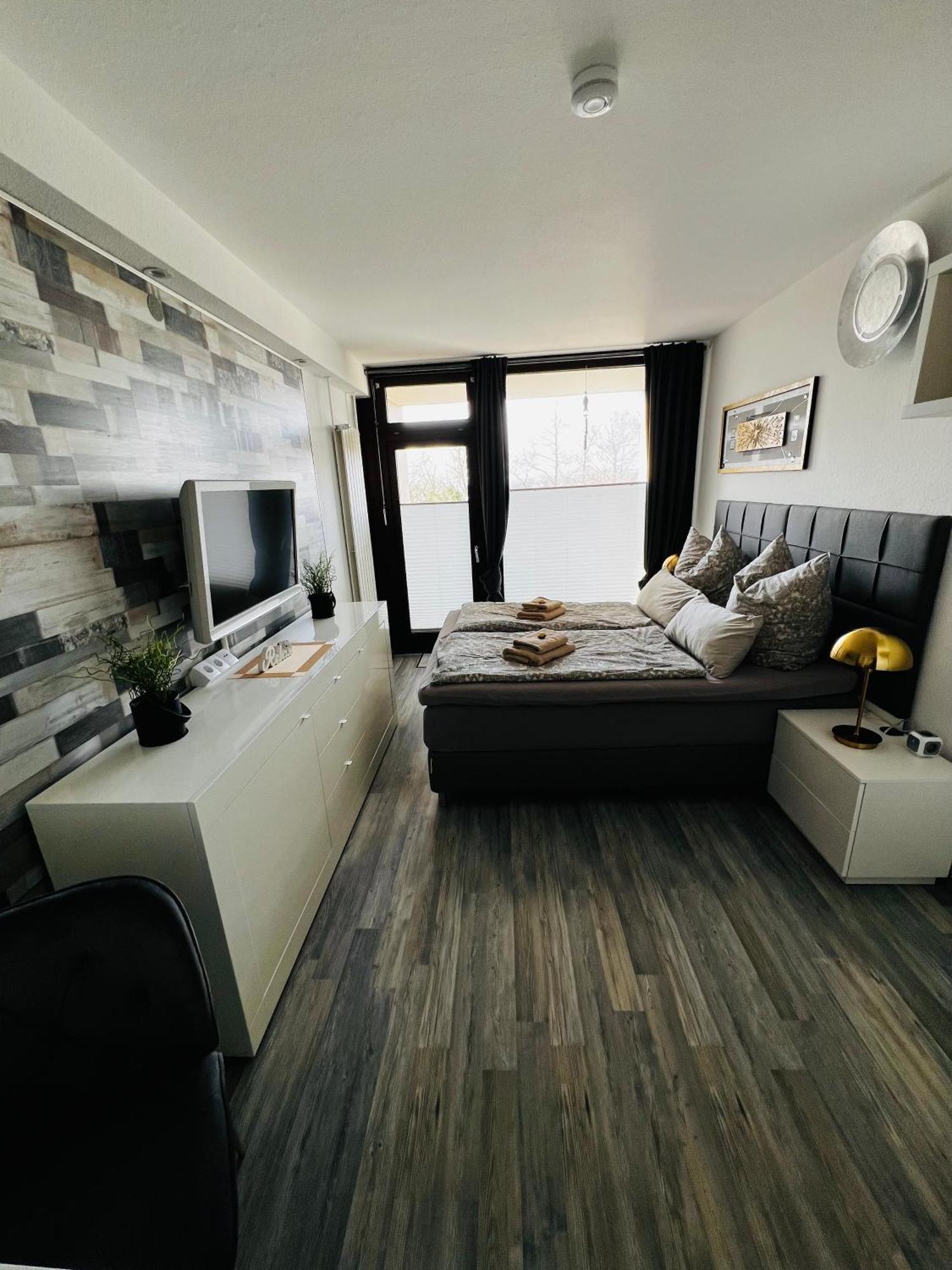 Kleine Moewe, Exklusives Ein Zimmer Apartment Mit Sauna Im Haus Вунсторф Екстериор снимка